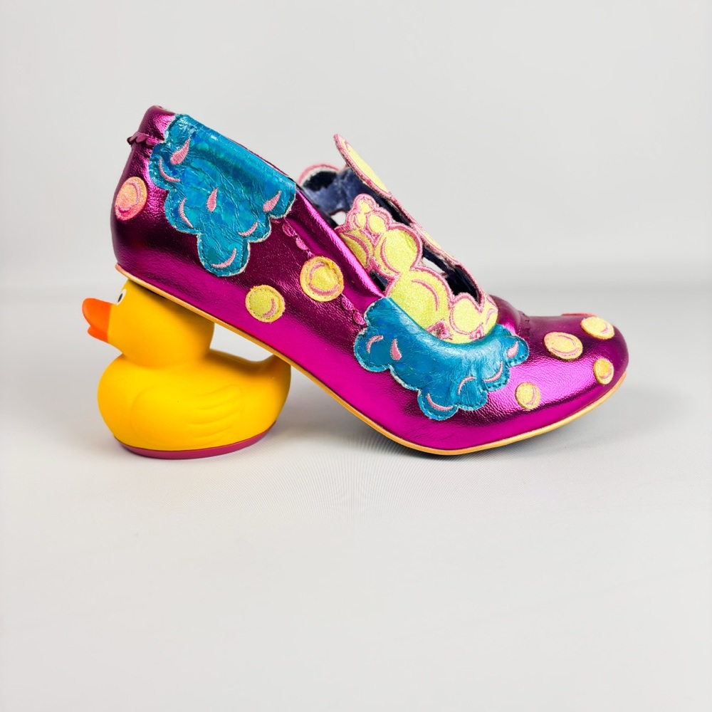 Irregular Choice Bubbie Bath Heels | Rubber Duck Statement Shoes | Size 38